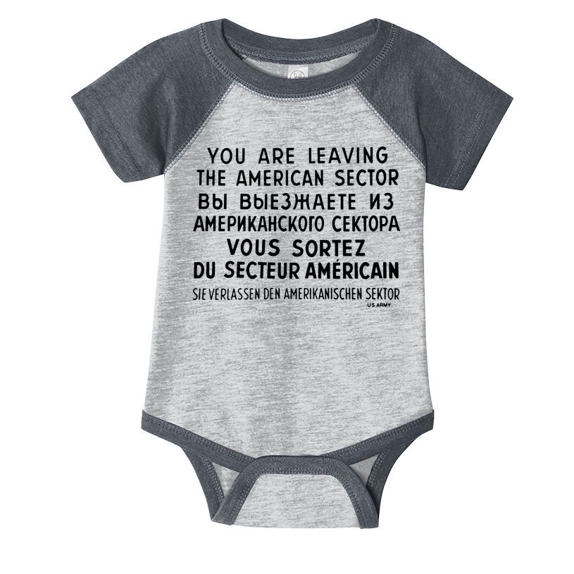 Checkpoint Charlie Berlin Infant Baby Jersey Bodysuit