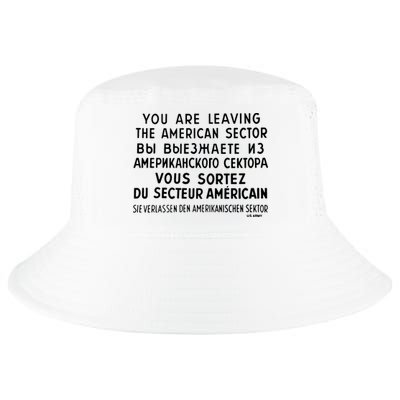 Checkpoint Charlie Berlin Cool Comfort Performance Bucket Hat