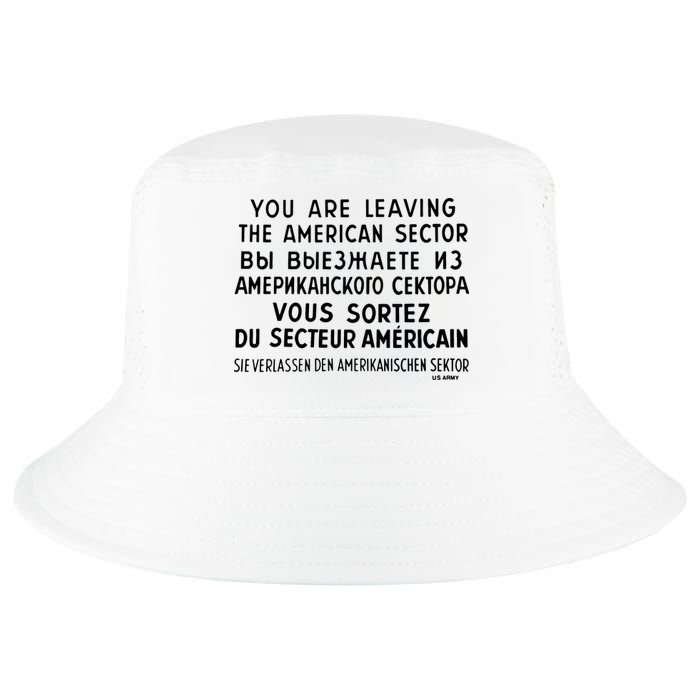 Checkpoint Charlie Berlin Cool Comfort Performance Bucket Hat