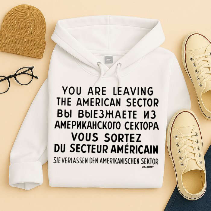 Checkpoint Charlie Berlin Hoodie