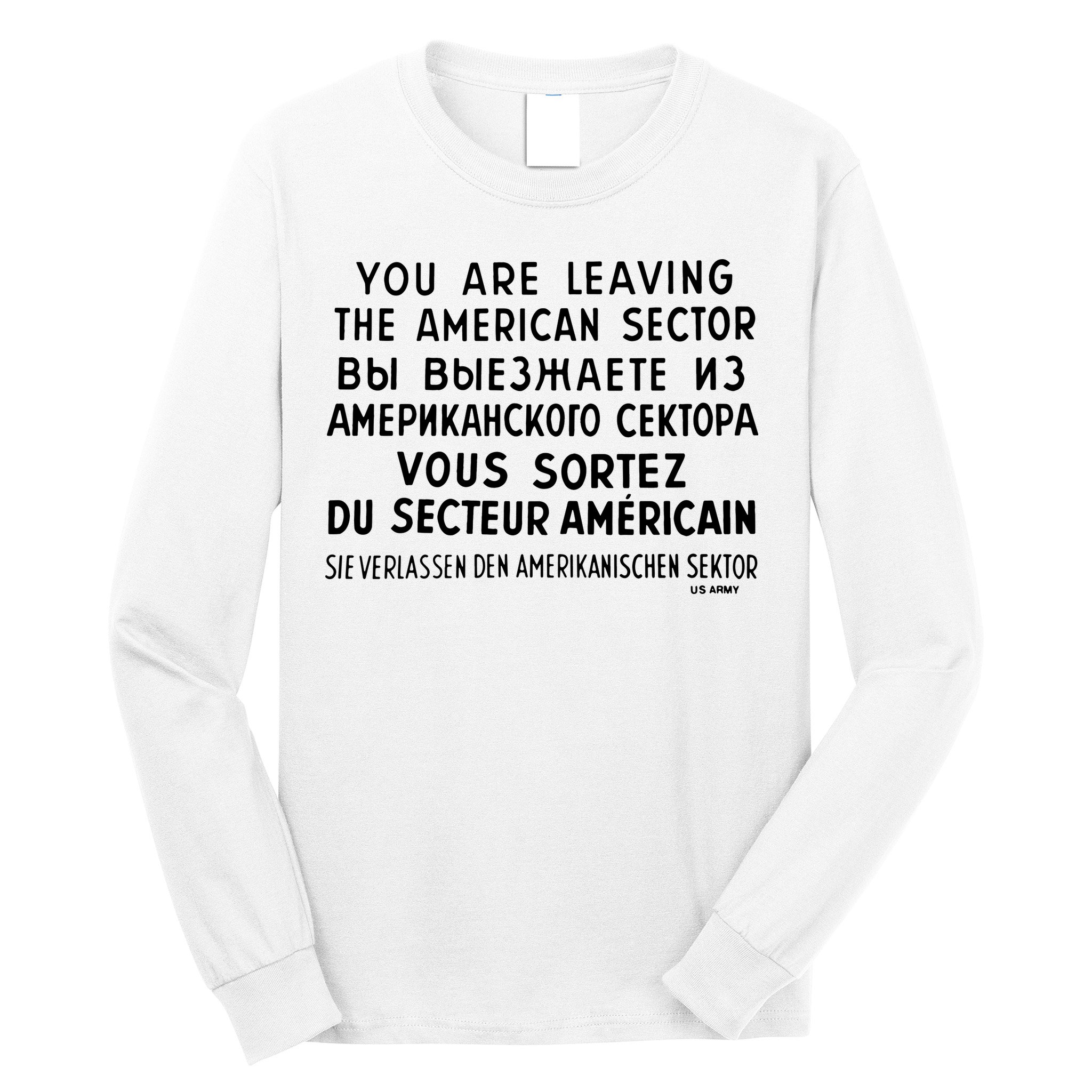 Checkpoint Charlie Berlin Long Sleeve Shirt