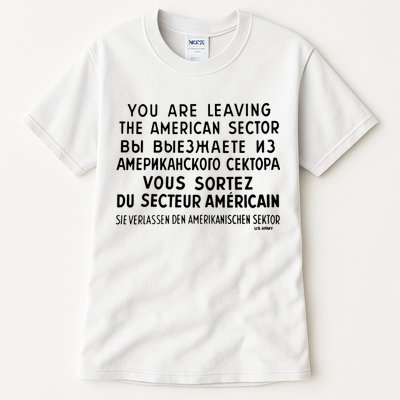 Checkpoint Charlie Berlin Tall T-Shirt
