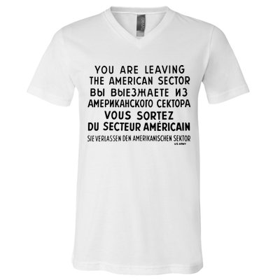 Checkpoint Charlie Berlin V-Neck T-Shirt