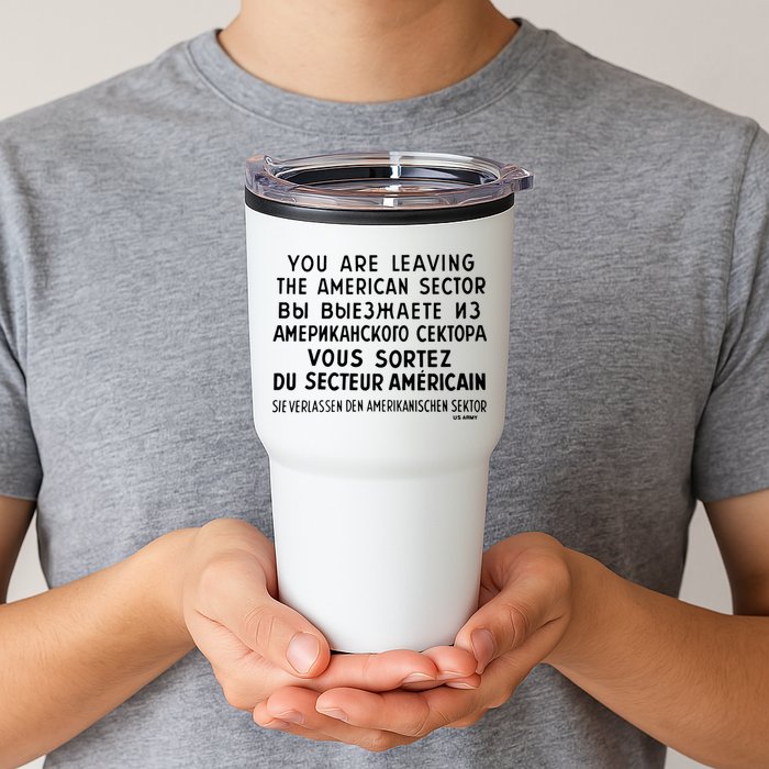 Checkpoint Charlie Berlin Tumbler