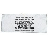 Checkpoint Charlie Berlin Large Microfiber Waffle Golf Towel
