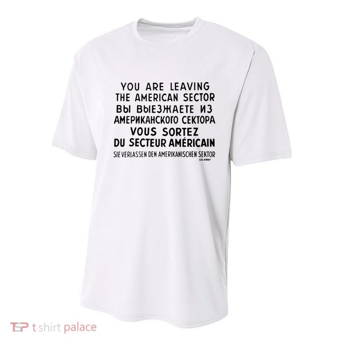 Checkpoint Charlie Berlin Youth Performance Sprint T-Shirt