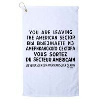 Checkpoint Charlie Berlin Golf Towel