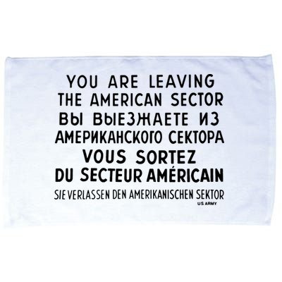 Checkpoint Charlie Berlin Microfiber Hand Towel