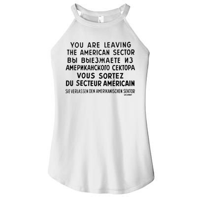 Checkpoint Charlie Berlin Women's Perfect Tri Rocker Tank