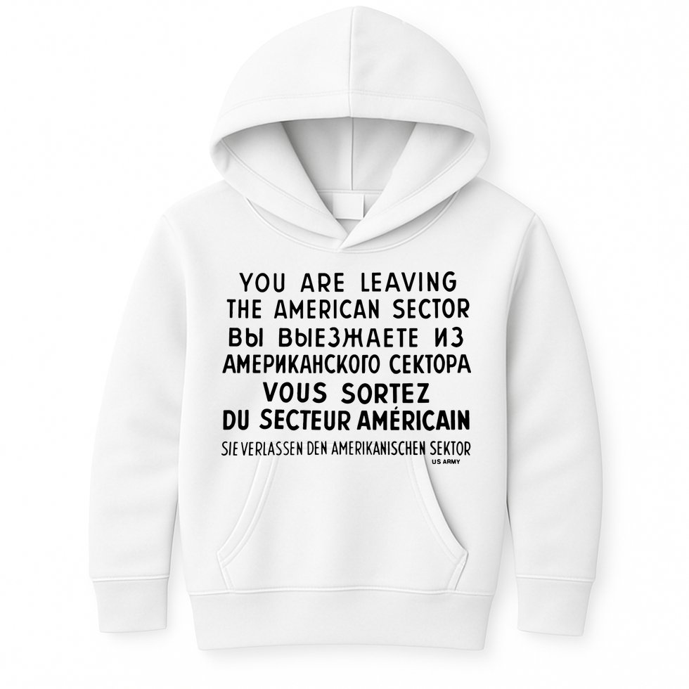 Checkpoint Charlie Berlin Kids Hoodie
