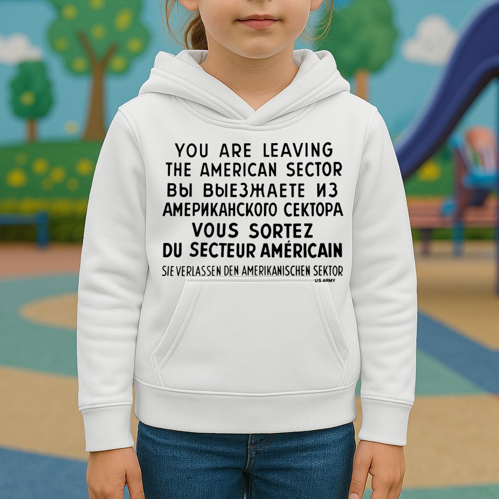 Checkpoint Charlie Berlin Kids Hoodie