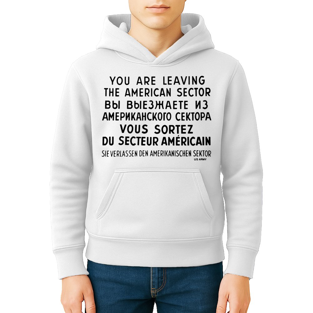 Checkpoint Charlie Berlin Kids Hoodie