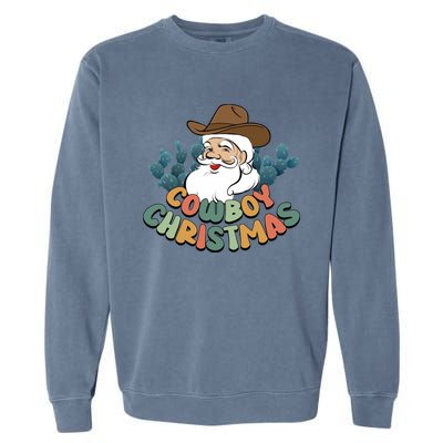 Cow Christmas Bundle Howdy Christmas Sublimation Meaningful Gift Garment-Dyed Sweatshirt