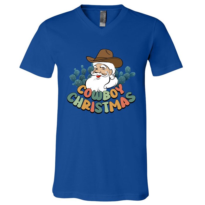 Cow Christmas Bundle Howdy Christmas Sublimation Meaningful Gift V-Neck T-Shirt