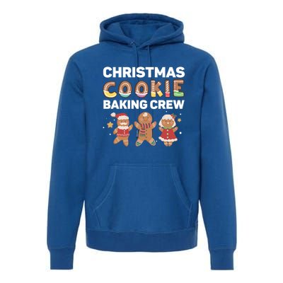 Christmas Cookie Baking Crew Gingerbread Team Santa Family Meaningful Gift Premium Hoodie