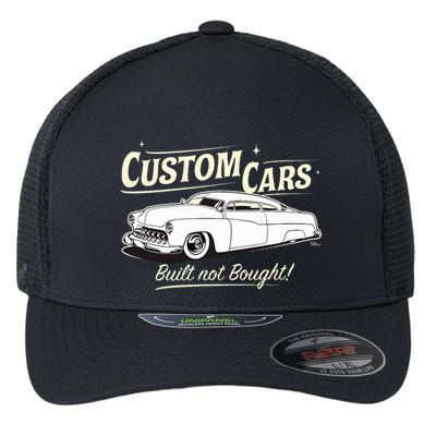 Custom Cars Built Not Bought Merc Flexfit Unipanel Trucker Cap