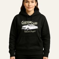 Custom Cars Built Not Bought Merc Hoodie