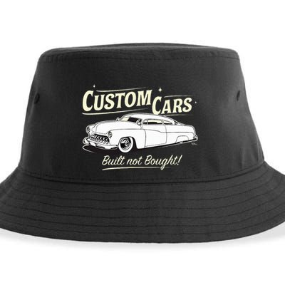 Custom Cars Built Not Bought Merc Sustainable Bucket Hat
