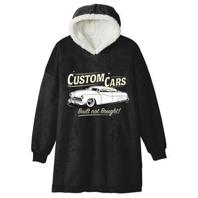 Custom Cars Built Not Bought Merc Hooded Wearable Blanket