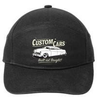 Custom Cars Built Not Bought Merc 7-Panel Snapback Hat