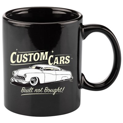 Custom Cars Built Not Bought Merc 11oz C Handle Ceramic Mug