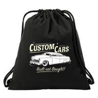 Custom Cars Built Not Bought Merc Drawstring Bag