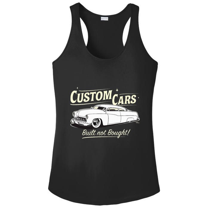 Custom Cars Built Not Bought Merc Ladies PosiCharge Competitor Racerback Tank