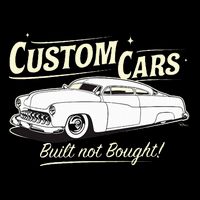 Custom Cars Built Not Bought Merc Mousepad