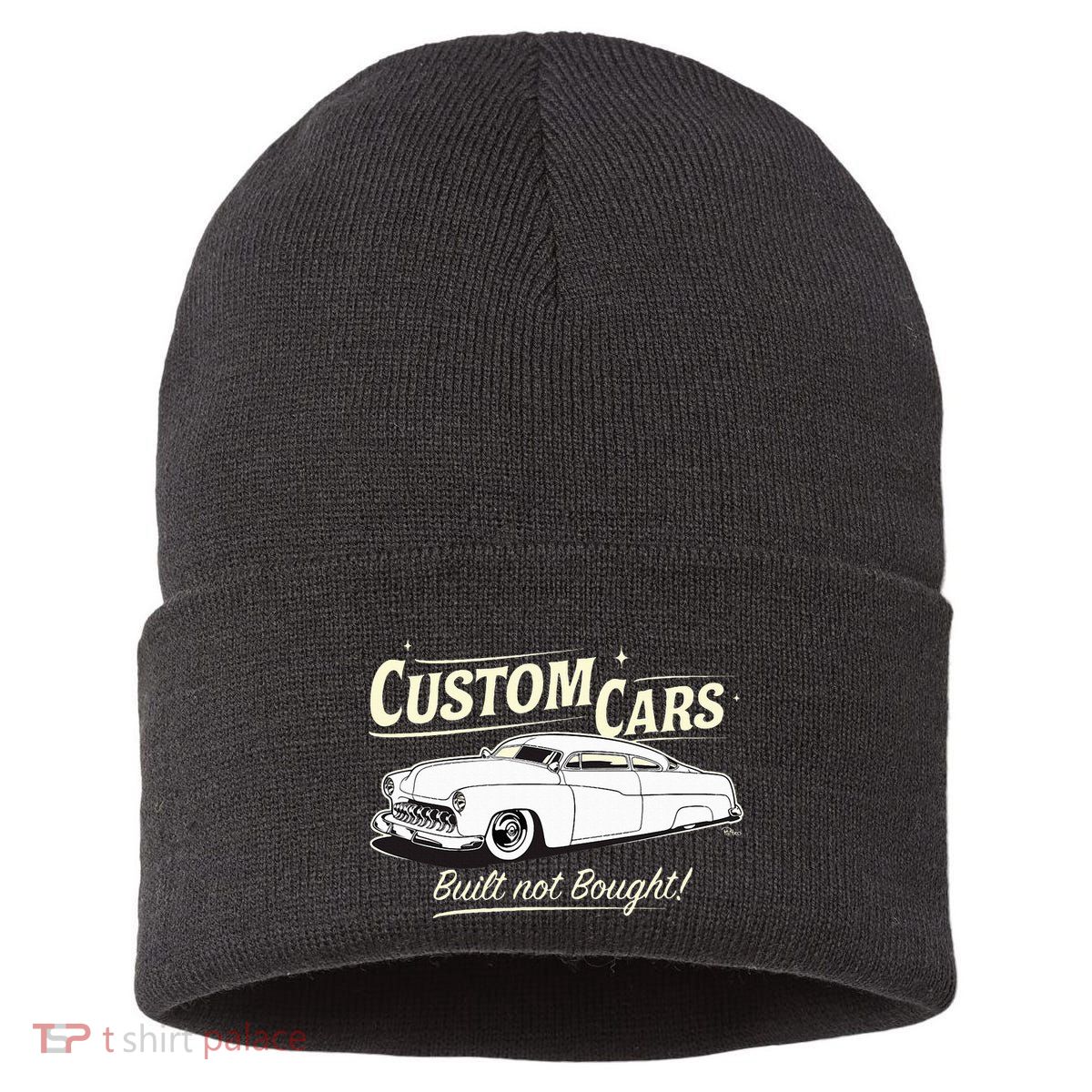 Custom Cars Built Not Bought Merc Sustainable Knit Beanie