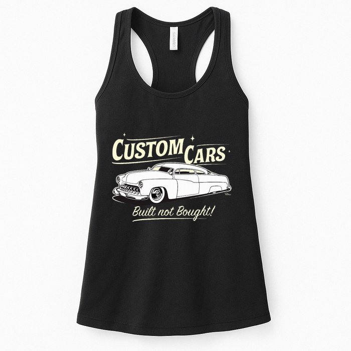 Custom Cars Built Not Bought Merc Womens Tank Top
