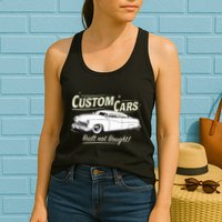 Custom Cars Built Not Bought Merc Womens Tank Top