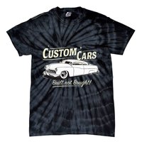 Custom Cars Built Not Bought Merc Tie-Dye T-Shirt