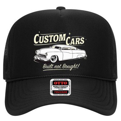 Custom Cars Built Not Bought Merc Trucker Hat