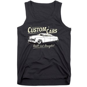 Custom Cars Built Not Bought Merc Tank Top