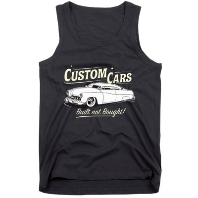 Custom Cars Built Not Bought Merc Tank Top