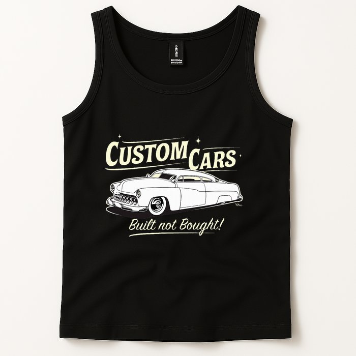 Custom Cars Built Not Bought Merc Tank Top