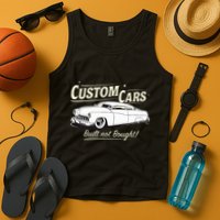 Custom Cars Built Not Bought Merc Tank Top