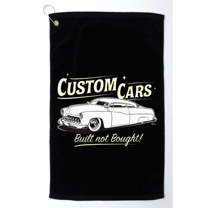 Custom Cars Built Not Bought Merc Golf Towel