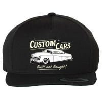 Custom Cars Built Not Bought Merc Wool Snapback Cap