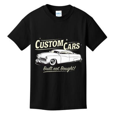 Custom Cars Built Not Bought Merc Kids T-Shirt