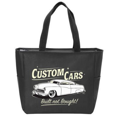 Custom Cars Built Not Bought Merc Zip Tote Bag