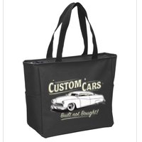 Custom Cars Built Not Bought Merc Zip Tote Bag