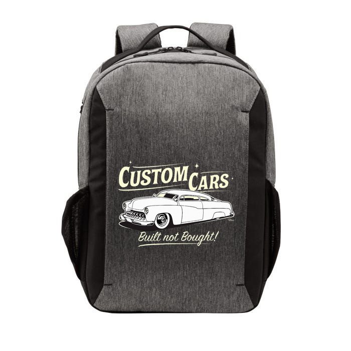 Custom Cars Built Not Bought Merc Vector Backpack