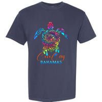 Coco Cay Bahamas Sea Turtle Family Vacation Summer Garment-Dyed Heavyweight T-Shirt