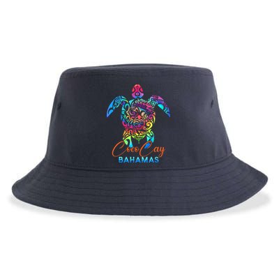 Coco Cay Bahamas Sea Turtle Family Vacation Summer Sustainable Bucket Hat