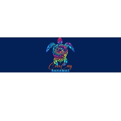 Coco Cay Bahamas Sea Turtle Family Vacation Summer Bumper Sticker