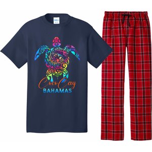 Coco Cay Bahamas Sea Turtle Family Vacation Summer Pajama Set