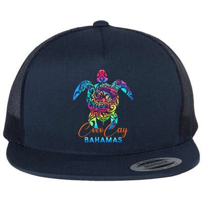 Coco Cay Bahamas Sea Turtle Family Vacation Summer Flatbill Hat
