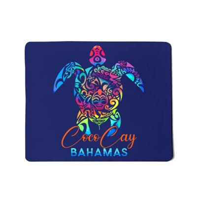 Coco Cay Bahamas Sea Turtle Family Vacation Summer Mousepad