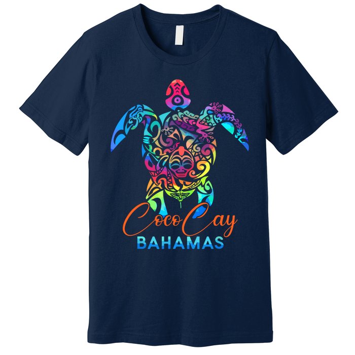 Coco Cay Bahamas Sea Turtle Family Vacation Summer Premium T-Shirt